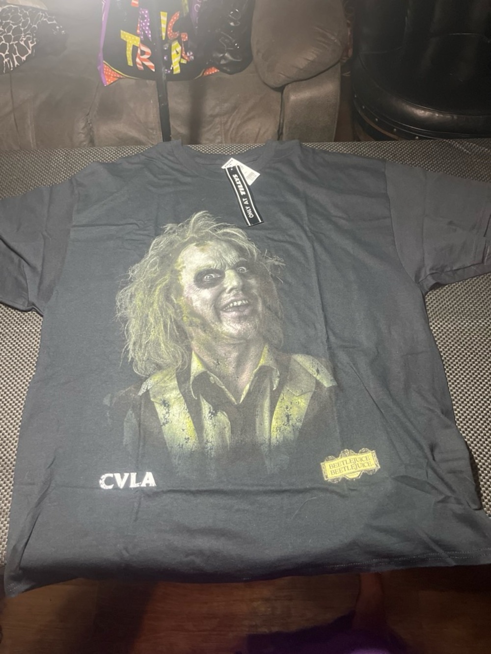 Tilly's Black Beetlejuice Portrait Graphic Tee